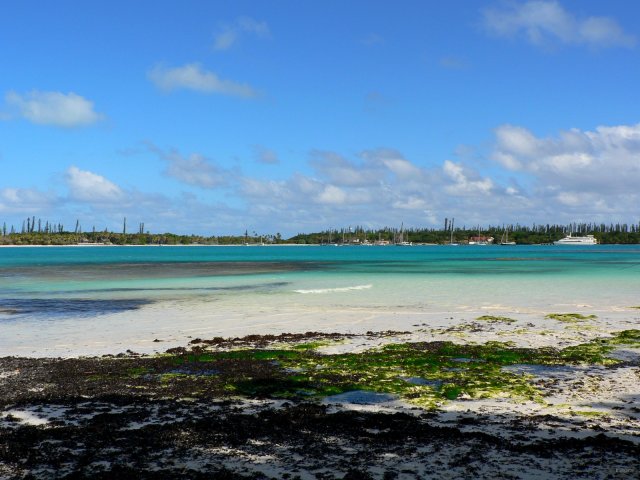53- Le mouillage dans la baie de Kuto 